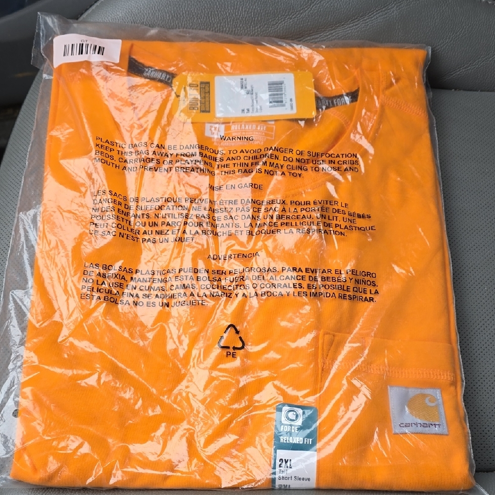 Carhartt Vibrant Orange Tee
